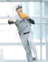 　ノックを処理する田中将