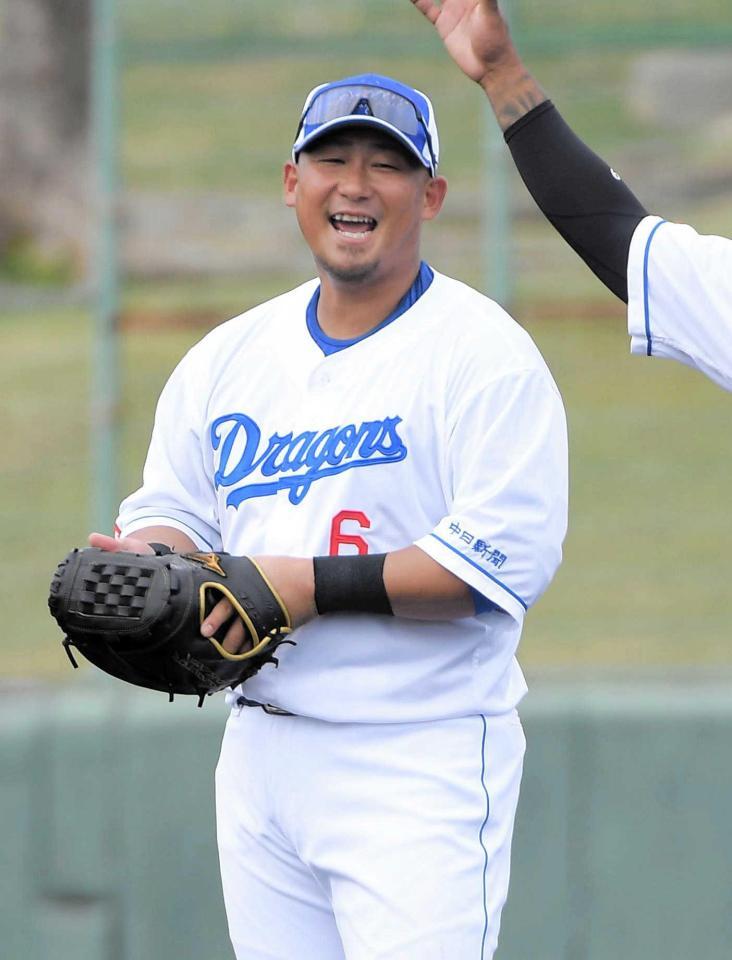 　昨年のキャンプ時の中田