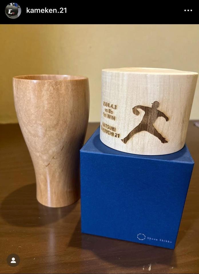 　十亀剣スカウトのインスタグラム（ｋａｍｅｋｅｎ．２１）より