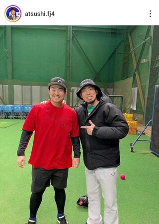 　藤井淳志氏のインスタ（ａｔｓｕｓｈｉ．ｆｊ４）から