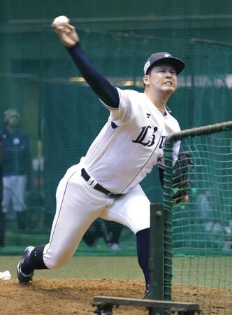 西武・渡辺　仕上がり順調　源田ら相手に４０球「ボールの軌道や指のかかりは悪くない」