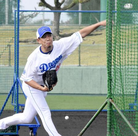 中日・大野が打撃投手で速球披露　復活期す３６歳「いいバランスで投げられた」