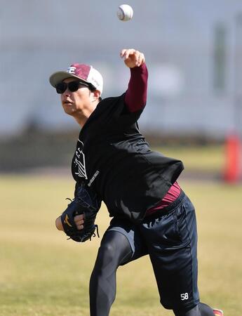 楽天・辛島　１１日、日本ハムとの練習試合に先発へ「ケガをしないように」