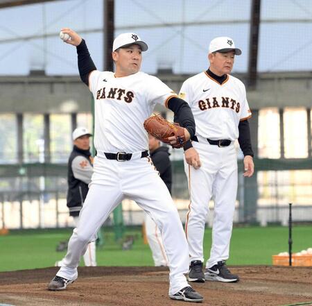 フォーム改造中の巨人・田中将“やり投げ流トレ”で復活ロード突き抜ける　久保コーチ「大きくチェンジしようと」