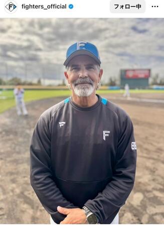 　日本ハムの公式インスタグラム（ｆｉｇｈｔｅｒｓ＿ｏｆｆｉｃｉａｌ）より