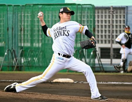 新加入右腕の伊藤がアピール ソフトバンク