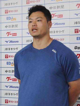 中日・細川　初の代表選出「うれしい」　２６年ＷＢＣ見据え「いい結果残す」