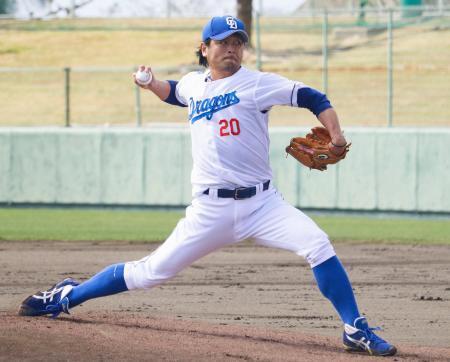 中日・涌井、プロ２１年目の調整　「打者に投げられたのは上出来」