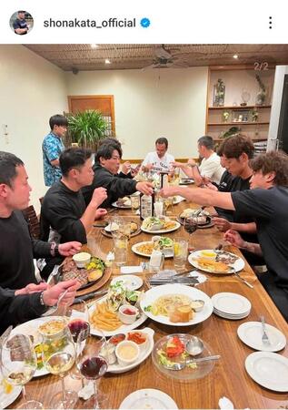 　中田翔のインスタグラム（＠ｓｈｏｎａｋａｔａ＿ｏｆｆｉｃｉａｌ）から