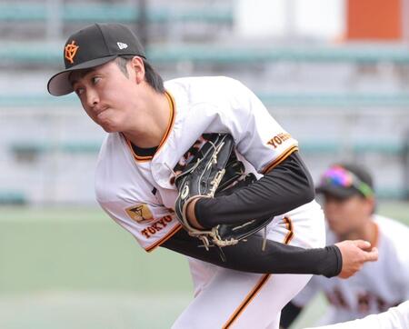 　サムソンとの練習試合に先発し、好投した西舘（撮影・西岡正）