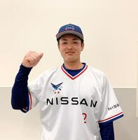 　復活した日産自動車の一員として意気込む天理大・石飛