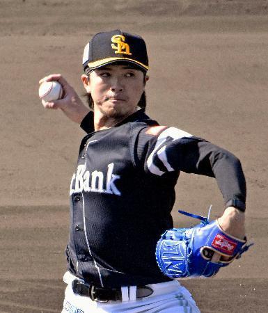 ソフトバンク上沢が打撃投手に 30球投げ手応え