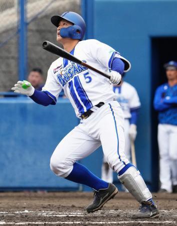 松尾、１軍定着へアピール　ＤｅＮＡ３年目、練習試合で一発