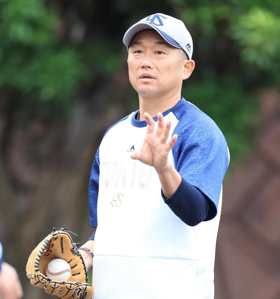 　練習する石川（撮影・吉澤敬太）