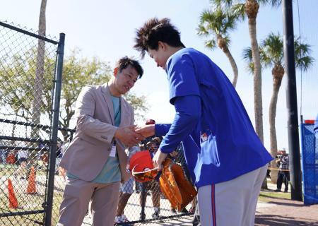 井端監督と千賀が会談　ＷＢＣ出場に意欲