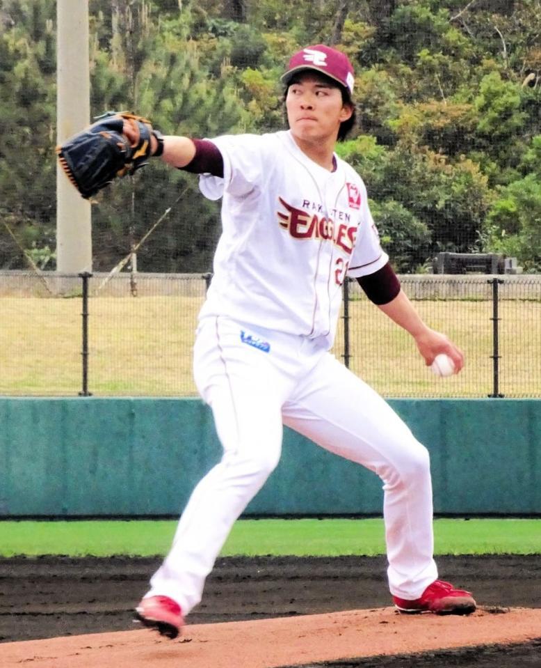 　ライブＢＰに登板した早川