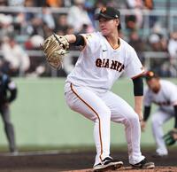 　ロッテ戦に登板した井上