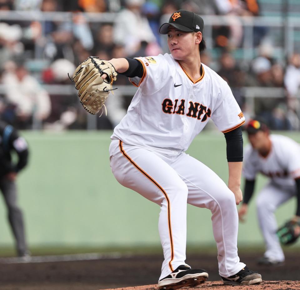 　ロッテ戦に登板した井上