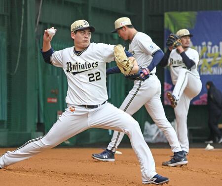 オリックス・九里亜蓮（２月１日撮影）