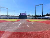 　メディア向けに内覧会が行われた巨人の新ファーム球場「ジャイアンツタウンスタジアム」