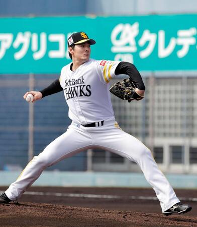 　斗山との練習試合に先発した有原