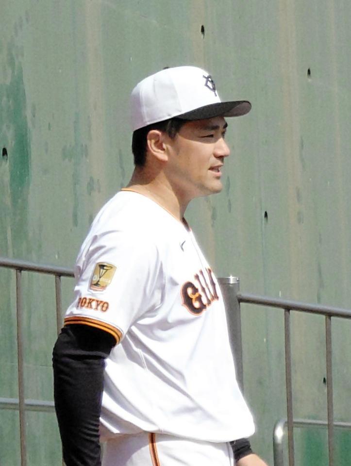 　ジャイアンツ球場で汗を流す田中将