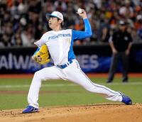 　２番手で登板した加藤貴