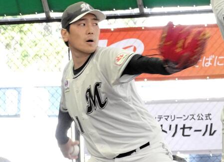 ロッテ・石川柊　力投誓う　４日のＤｅＮＡ戦に先発「出力を出しながら強いボールを」