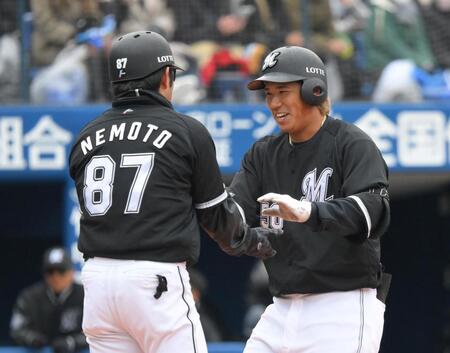 ロッテ・愛斗同点２ランにも苦笑い「サインがエンドランだったんで、複雑」守備でもアピール「今年は見返すぐらいの気持ちでやっている」