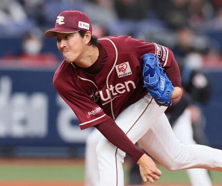 　先発し力投する岸（撮影・石井剣太郎）