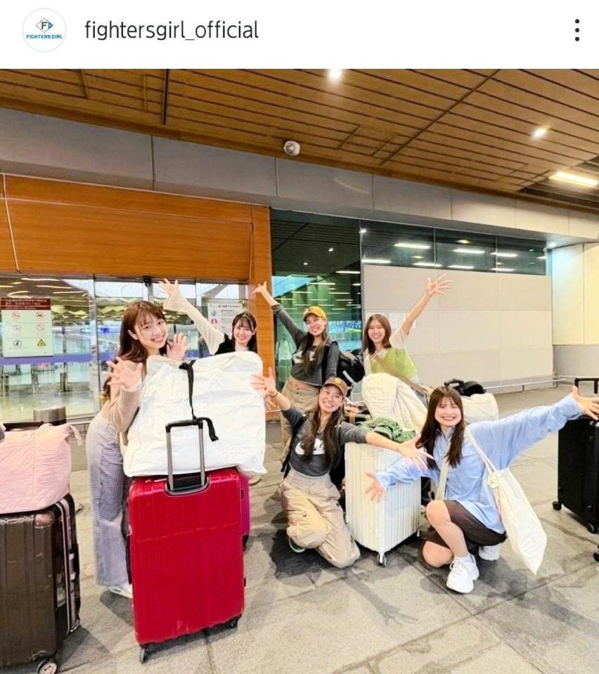 　ファイターズガールの公式インスタグラム（ｆｉｇｈｔｅｒｓｇｉｒｌ＿ｏｆｆｉｃｉａｌ）より