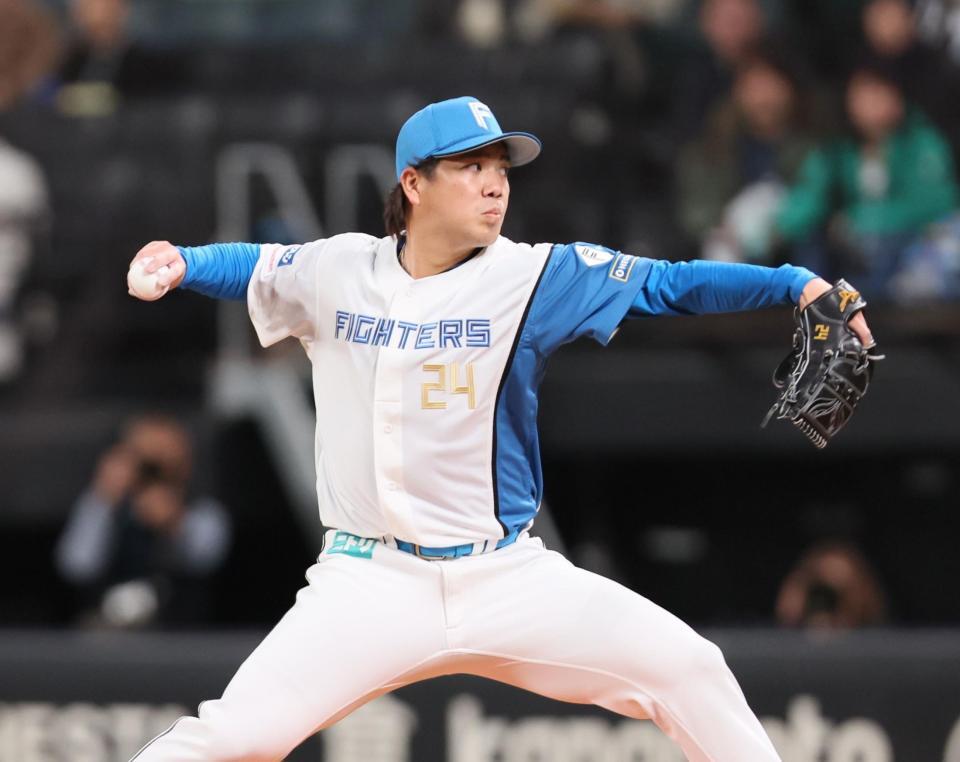 　先発の金村（撮影・中島達哉）