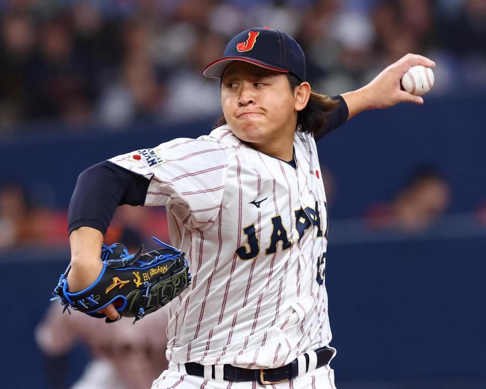 　先発し力投する宮城（撮影・山口登）