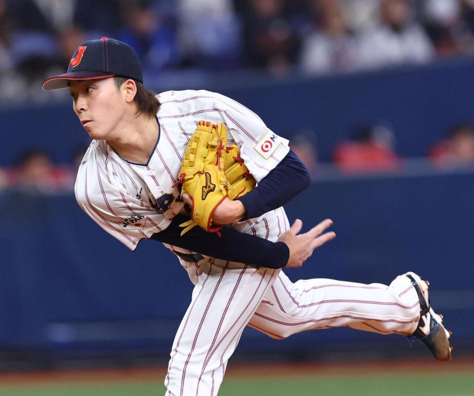 　９回、力投する常広（撮影・山口登）