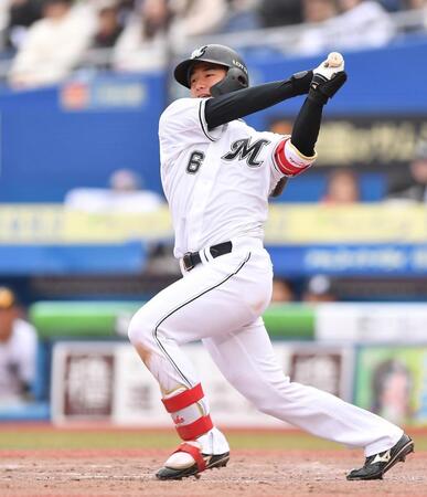 ロッテ　ドラ１・西川が２安打１打点「思い切ったスイングができた」開幕クリーンアップへ、吉井監督「ほらほうよ」と明言