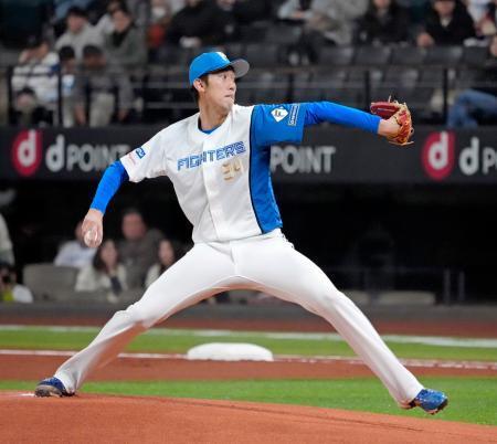 日3-2西(6日) 日本ハムの福島が4回無失点