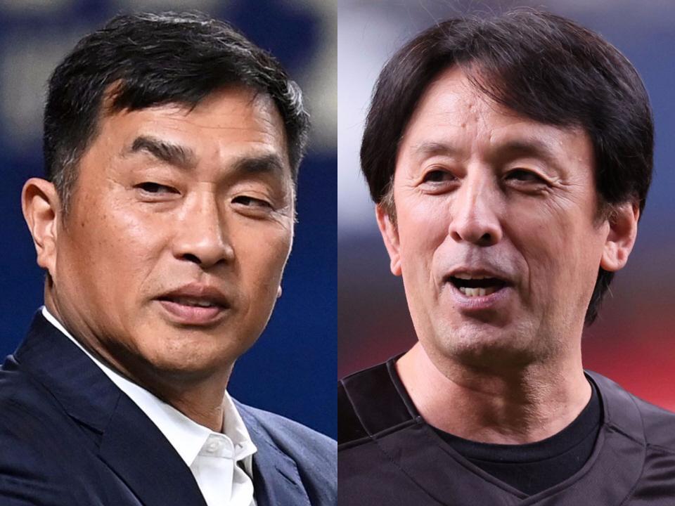 　山本昌氏（左）と星野伸之氏