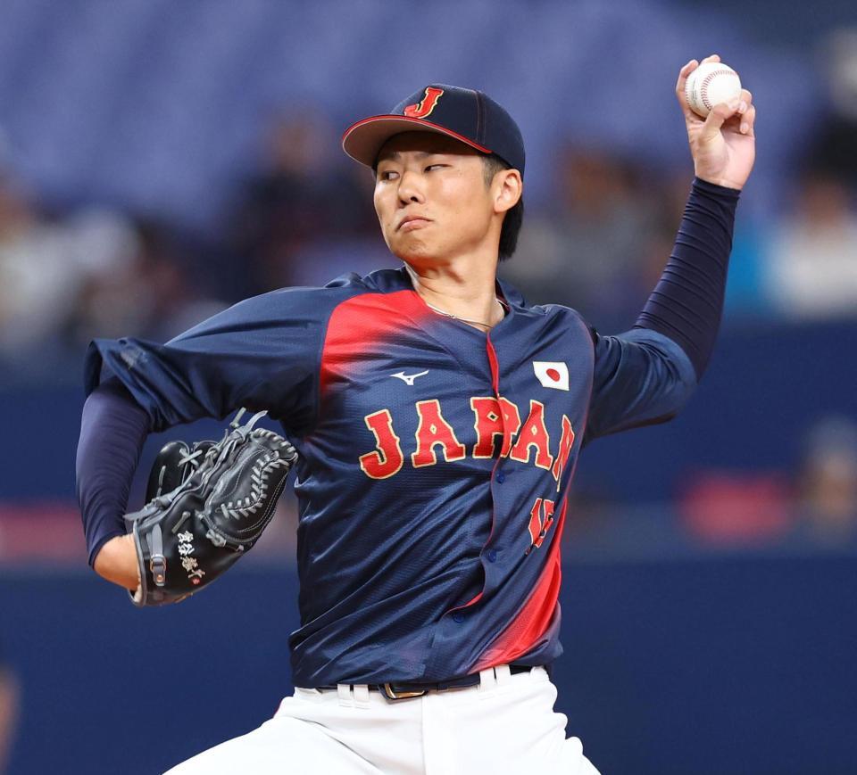 　８回、力投する曽谷（撮影・山口登）