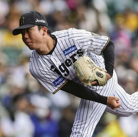 　ＤｅＮＡ戦に先発し好投した阪神・村上＝甲子園