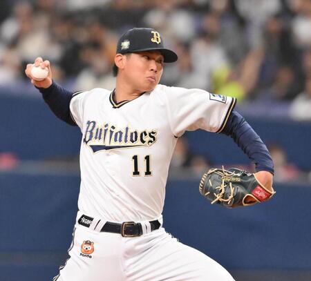 　力投する先発の山下（撮影・西田忠信）