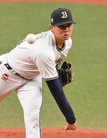 　力投する先発の山下（撮影・西田忠信）