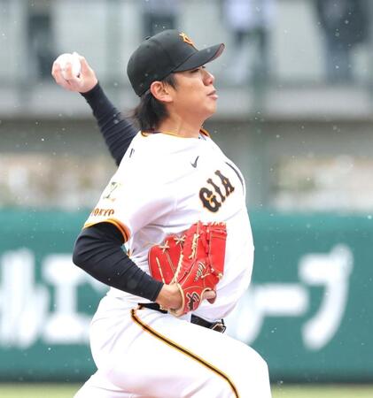 　２軍・阪神戦に先発する又木（撮影・西岡正）