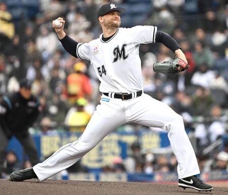 　ソフトバンク戦に先発したボス