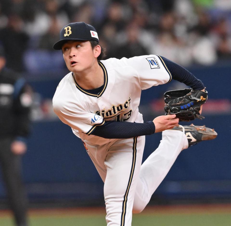 力投する先発の寺西（撮影・西田忠信）