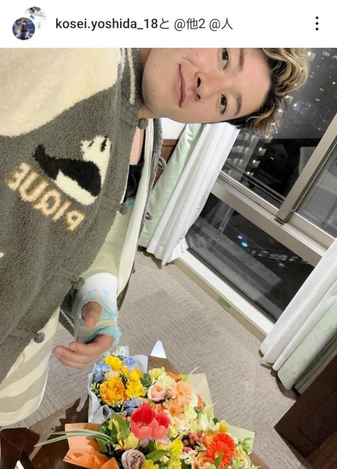 　オリックス・吉田のインスタ（＠ｋｏｓｅｉ．ｙｏｓｈｉｄａ＿１８）から