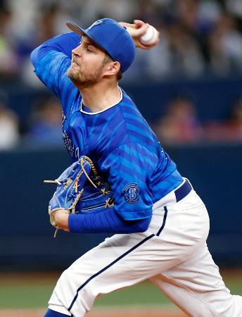 オ２-２Ｄ（９日）　バウアー初登板で３回２点