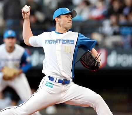 　２番手で登板した福谷