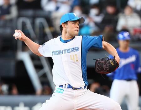 　５回、登板した福谷（撮影・中島達哉）