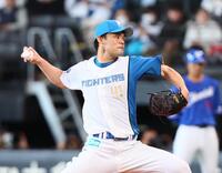 　５回、登板した福谷（撮影・中島達哉）