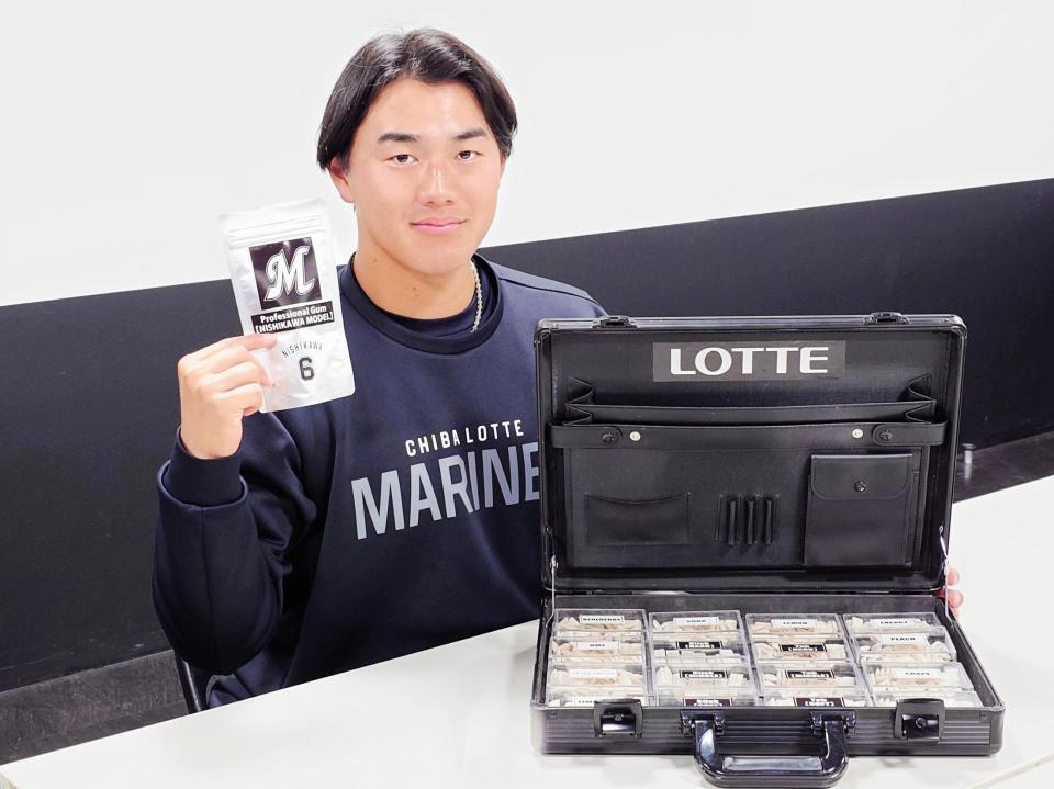 　オリジナルガムをセレクトしたロッテの西川